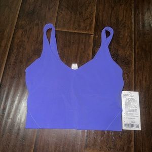 NWT Lululemon Align Tank, SOLD OUT, Charged Indigo, Gym, yoga, comfy, size 8